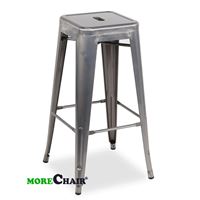 Ghế bar Tolix không tựa TL-04 màu xám